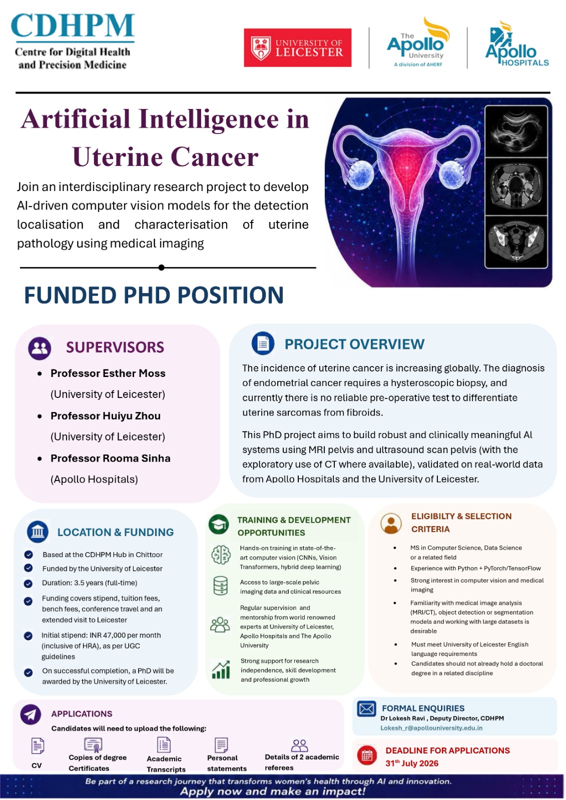 Uterine Cancer Notification Banner